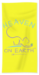 Cat/kitty Heaven On Earth - Bath Towel