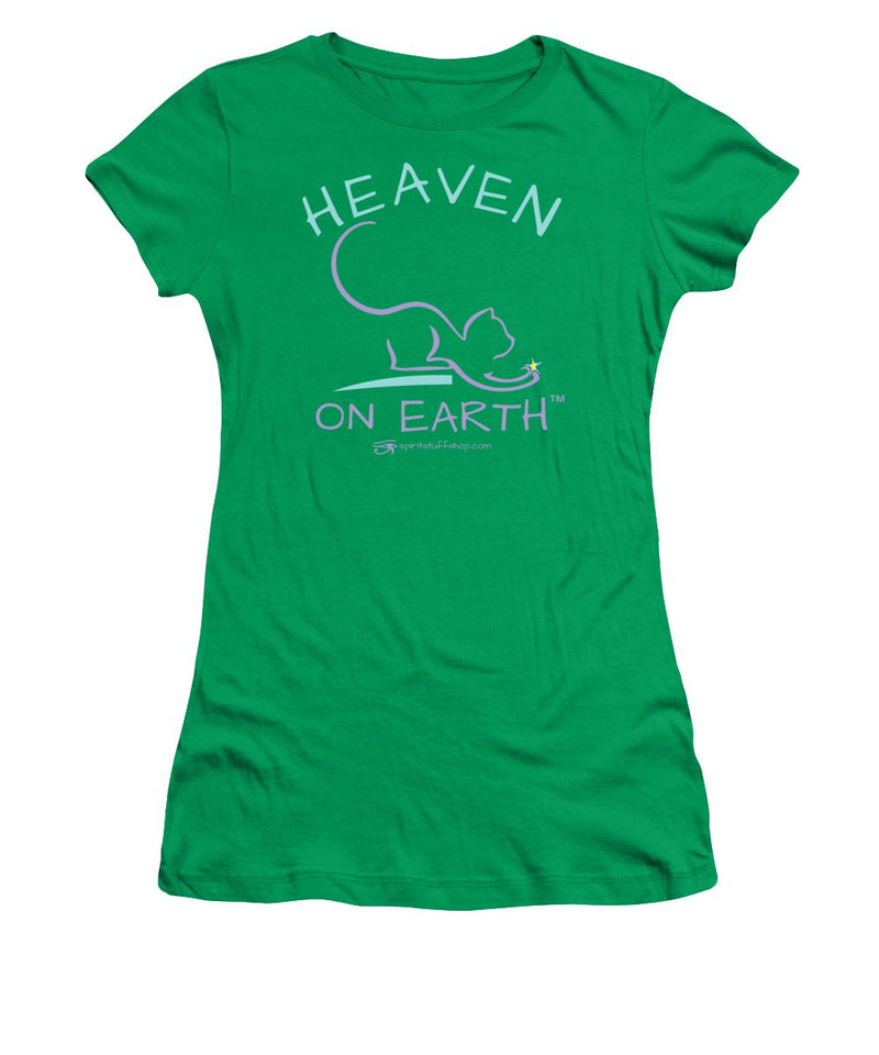 Cat/kitty Heaven On Earth - Women's T-Shirt