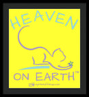 Cat/kitty Heaven On Earth - Framed Print