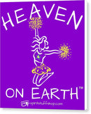 Cheerleading Heaven On Earth - Canvas Print