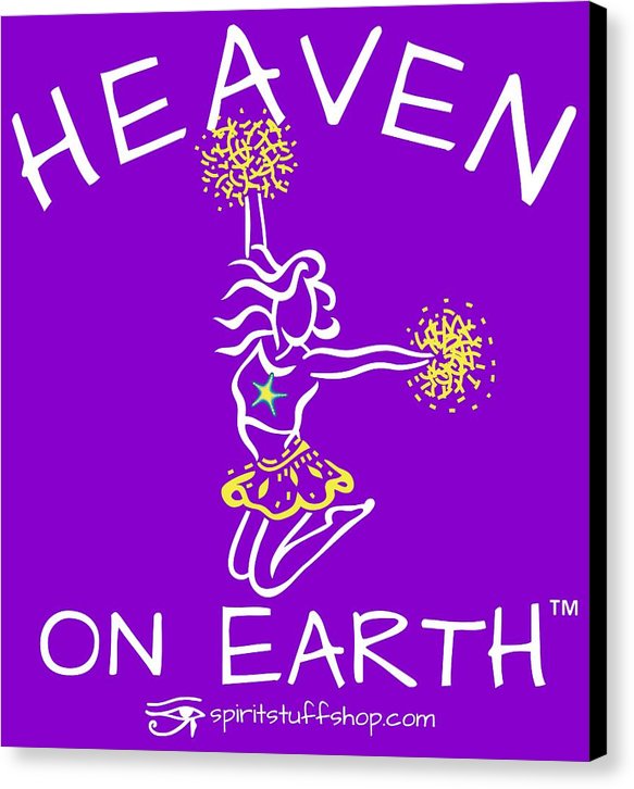 Cheerleading Heaven On Earth - Canvas Print