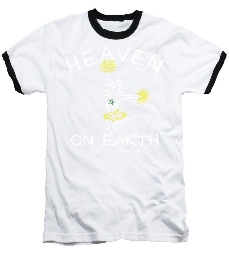 Cheerleading Heaven On Earth - Baseball T-Shirt