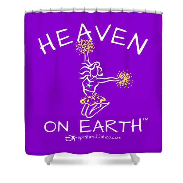 Cheerleading Heaven On Earth - Shower Curtain