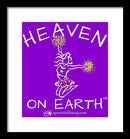 Cheerleading Heaven On Earth - Framed Print