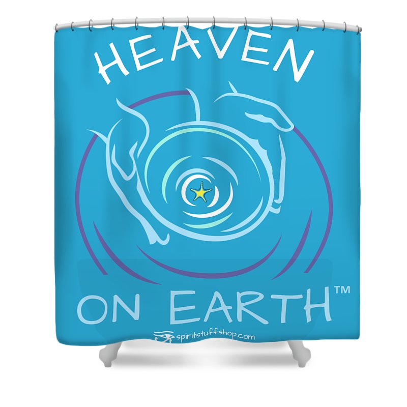 Clay/potter Heaven On Earth - Shower Curtain