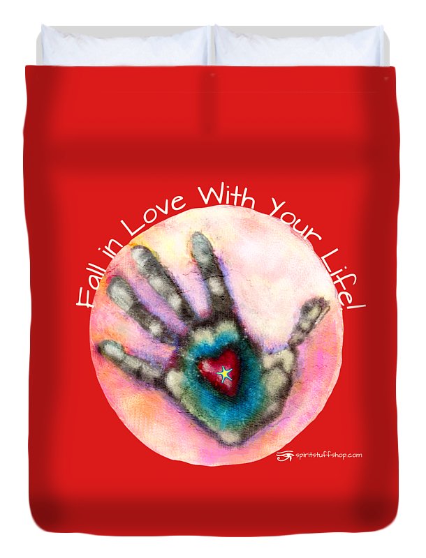 Fall In Love With Your Life - Duvet Cover
