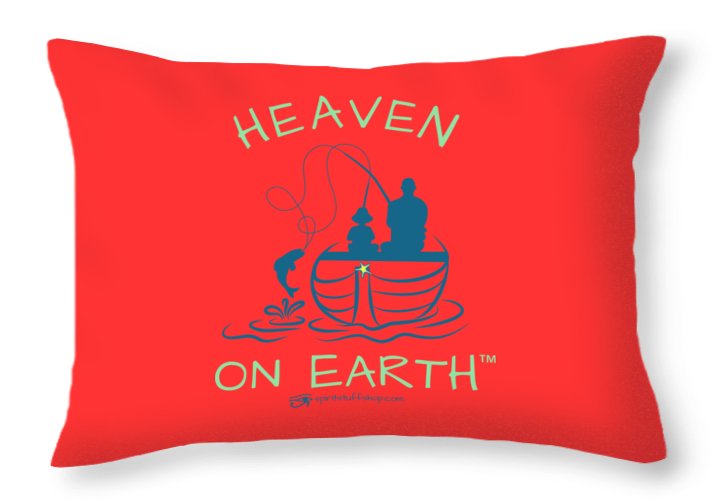 Fishing Heaven On Earth - Throw Pillow