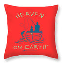 Fishing Heaven On Earth - Throw Pillow