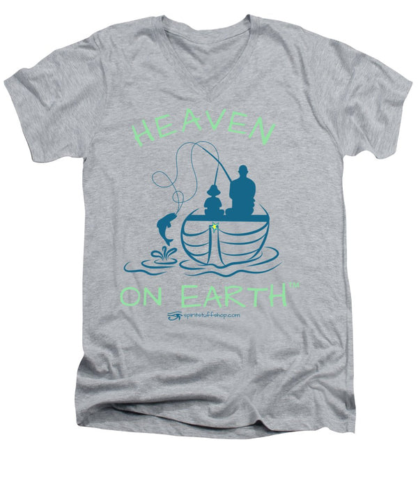 Fishing Heaven On Earth - Men's V-Neck T-Shirt