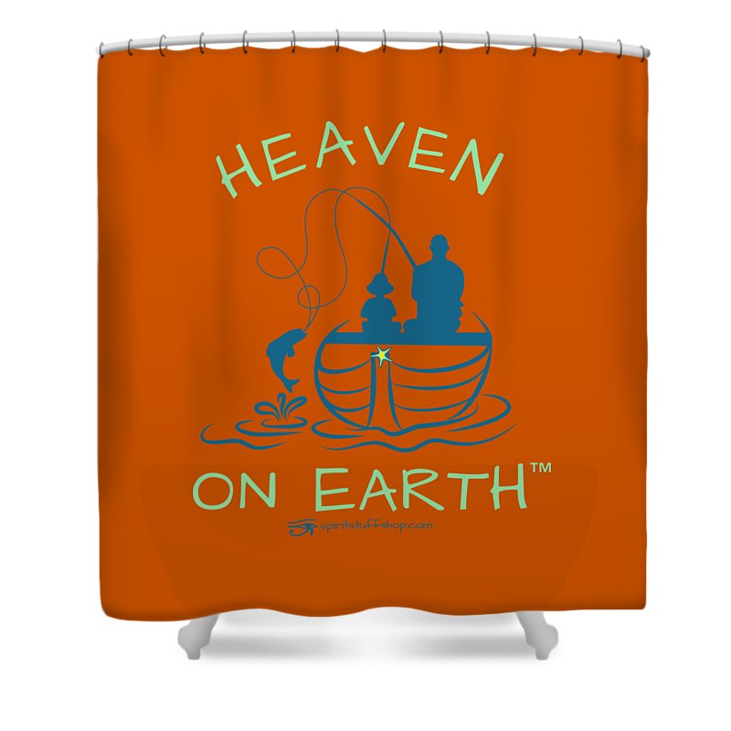 Fishing Heaven On Earth - Shower Curtain
