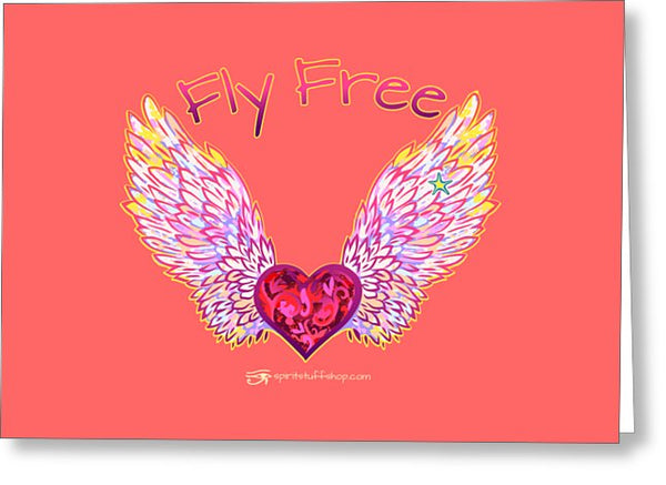 Fly Free - Greeting Card