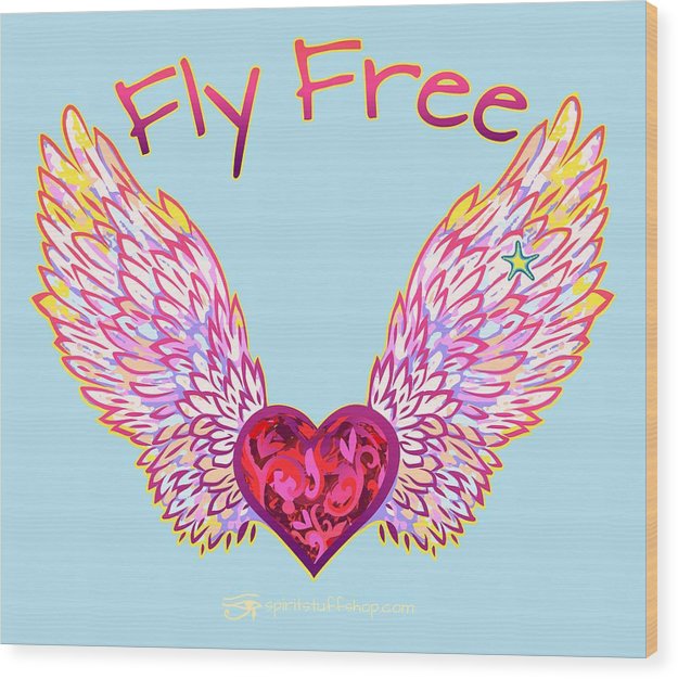 Fly Free - Wood Print