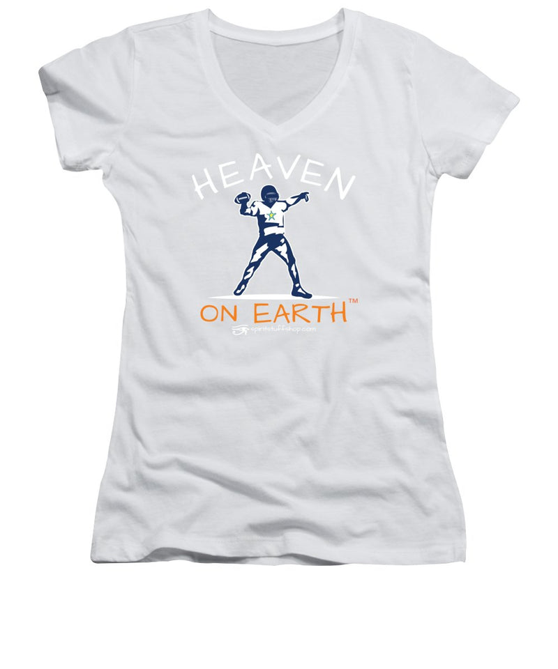 Football Heaven On Earth - Women's V-Neck