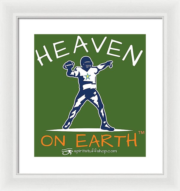 Football Heaven On Earth - Framed Print