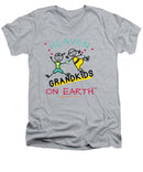 Grandkids Heaven on Earth - Men's V-Neck T-Shirt