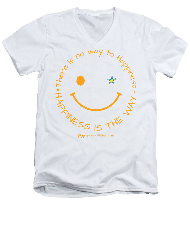 Happiness Is The Way - Men's V-Neck T-Shirt