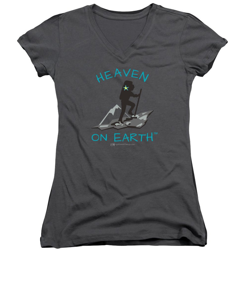 Hiker Heaven On Earth - Women's V-Neck