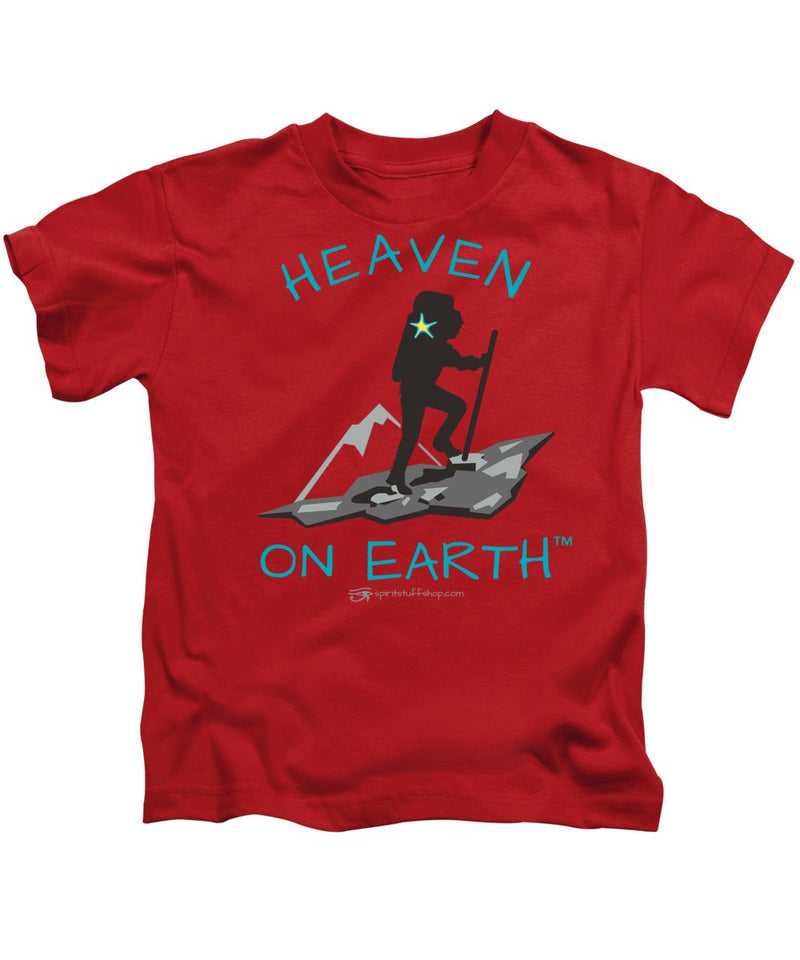 Hiker Heaven On Earth - Kids T-Shirt