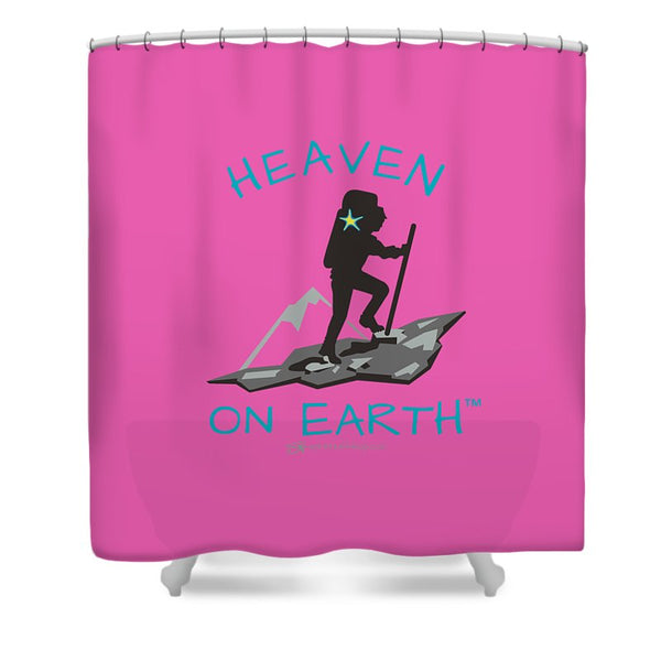 Hiker Heaven On Earth - Shower Curtain