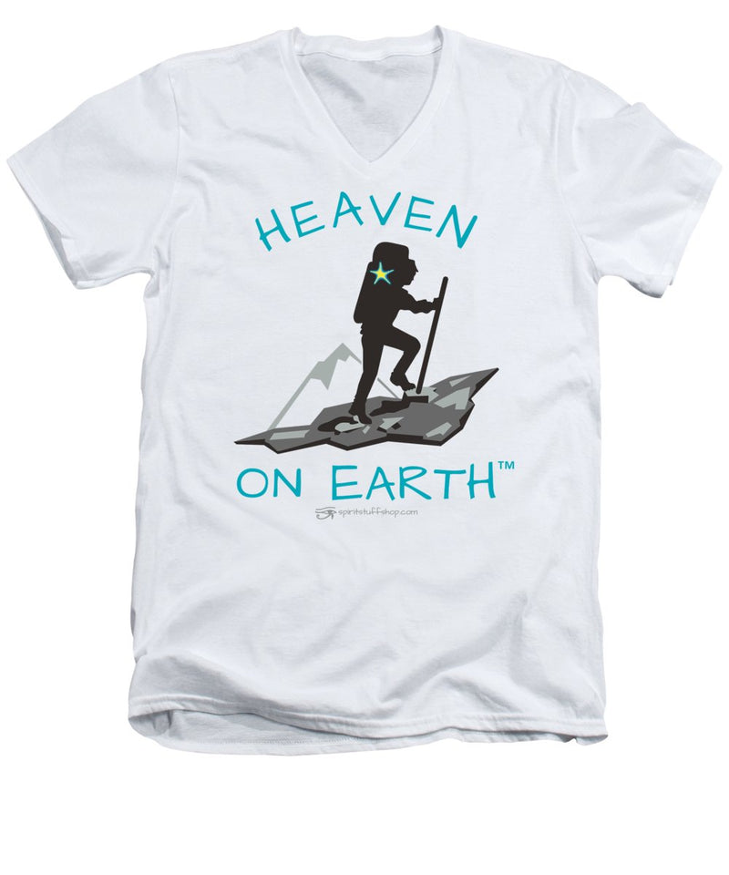 Hiker Heaven On Earth - Men's V-Neck T-Shirt