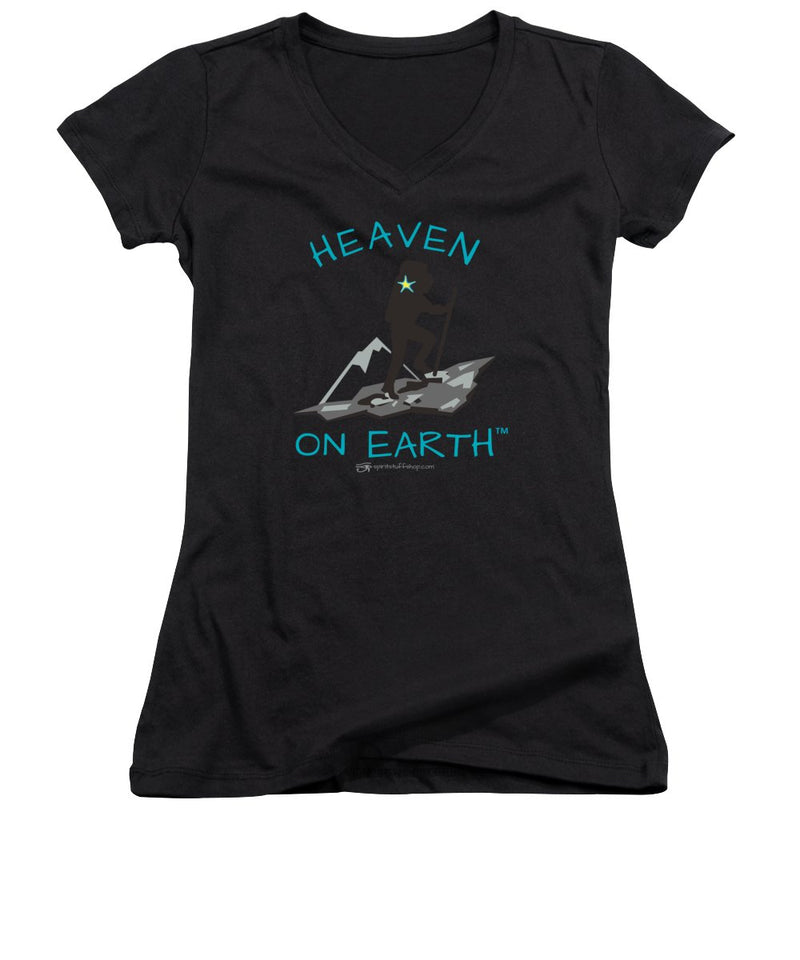 Hiker Heaven On Earth - Women's V-Neck