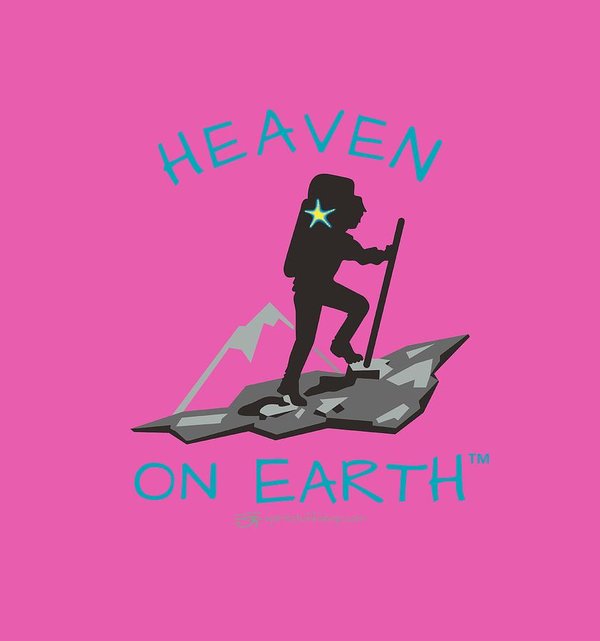 Hiker Heaven On Earth - Art Print