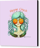 Hippie Chick - Canvas Print