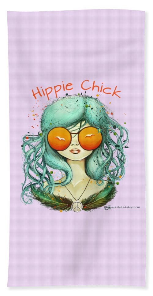 Hippie Chick - Bath Towel