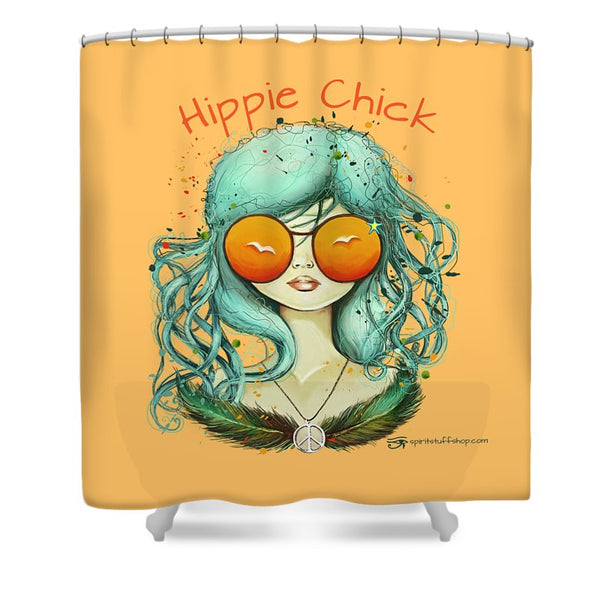 Hippie Chick - Shower Curtain