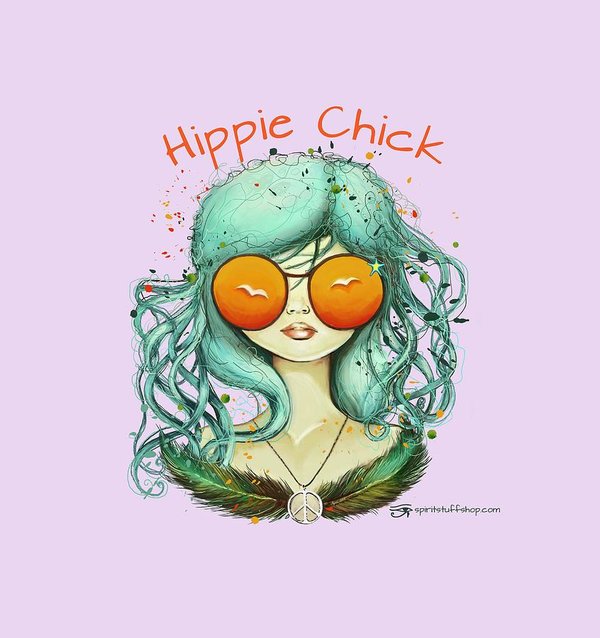 Hippie Chick - Art Print