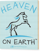 Horse Heaven On Earth - Wood Print