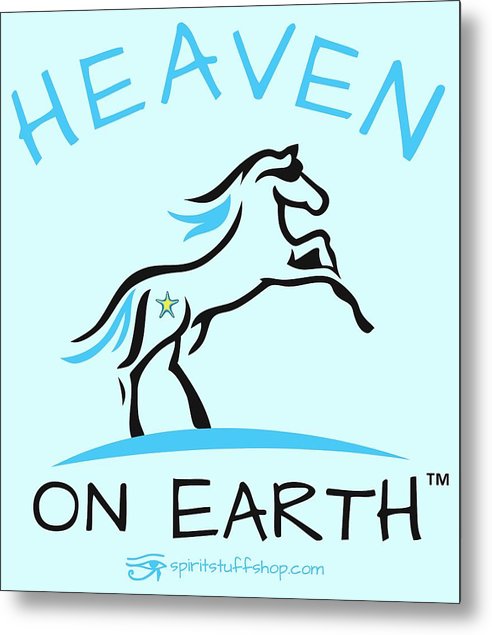 Horse Heaven On Earth - Metal Print