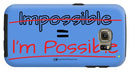 Impossible Equals I Am Possible - Phone Case