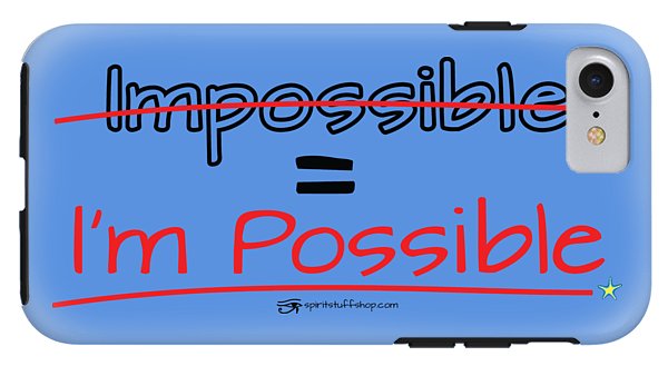 Impossible Equals I Am Possible - Phone Case