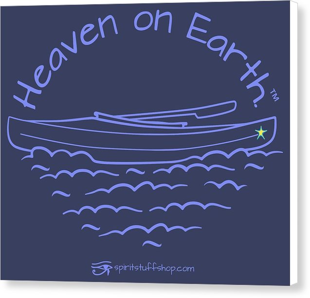 Kayaking Heaven On Earth - Canvas Print