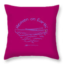 Kayak Heaven On Earth - Throw Pillow