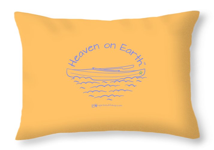 Kayaking Heaven On Earth - Throw Pillow