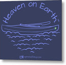 Kayaking Heaven On Earth - Metal Print