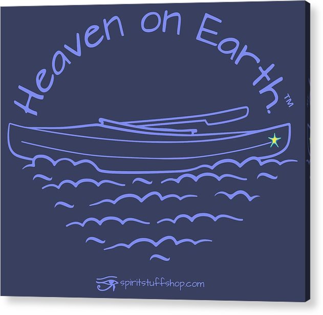 Kayaking Heaven On Earth - Acrylic Print