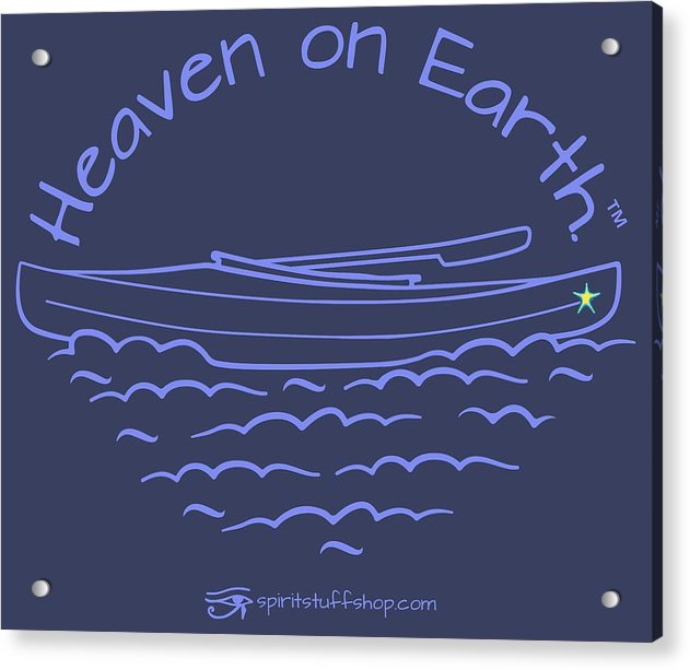 Kayak Heaven On Earth - Acrylic Print