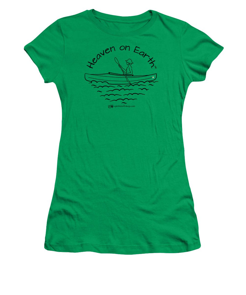 Kayaker Heaven On Earth - Women's T-Shirt