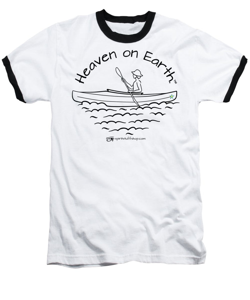 Kayaker Heaven On Earth - Baseball T-Shirt