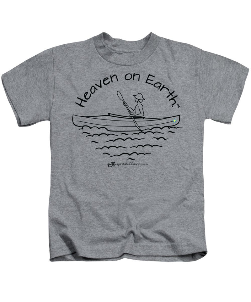 Kayaker Heaven On Earth - Kids T-Shirt
