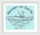 Kayaker Heaven On Earth - Framed Print
