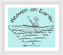 Kayaker Heaven On Earth - Framed Print