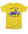 Motorcycle Heaven On Earth - Men's T-Shirt  (Regular Fit)