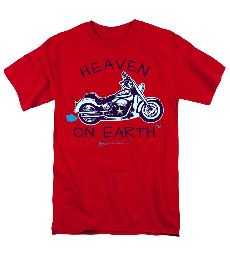 Motorcycle Heaven On Earth - Men's T-Shirt  (Regular Fit)