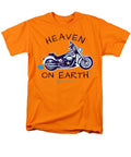 Motorcycle Heaven On Earth - Men's T-Shirt  (Regular Fit)