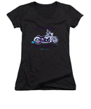 Motorcycle Heaven On Earth - Women's V-Neck