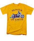 Motorcycle Heaven On Earth - Men's T-Shirt  (Regular Fit)